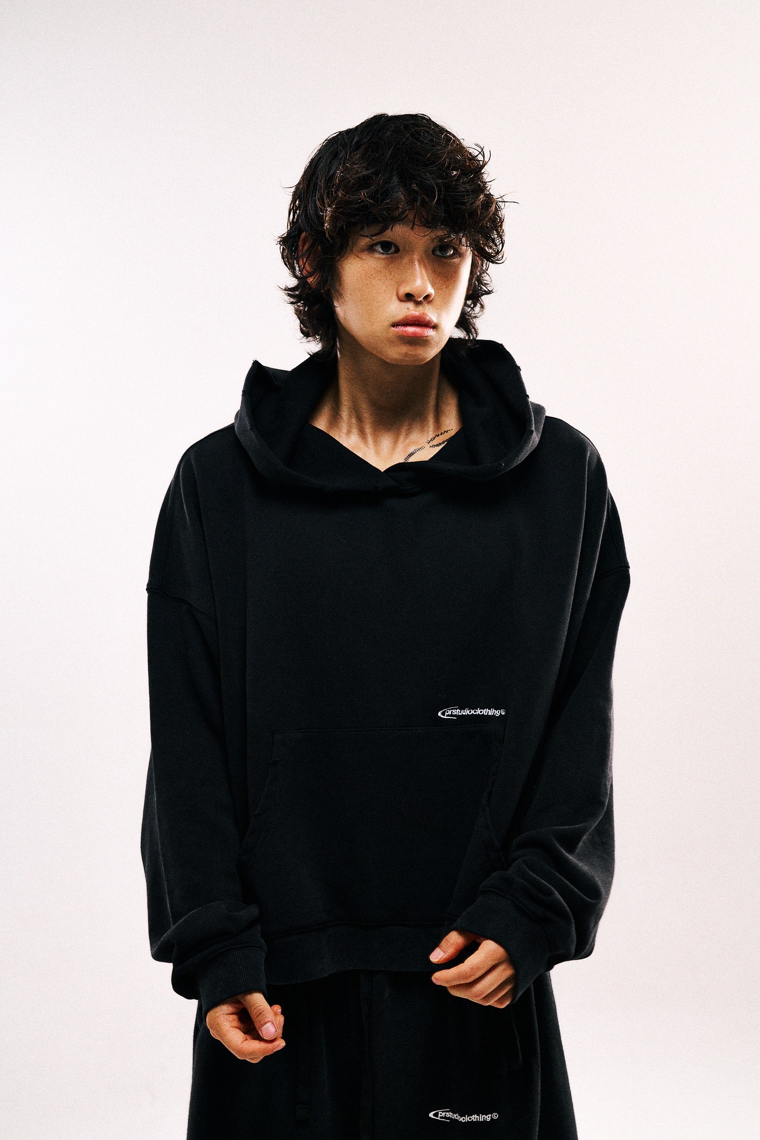THE PR HOODIE (VINTAGE BLACK) – PR STUDIO CLO